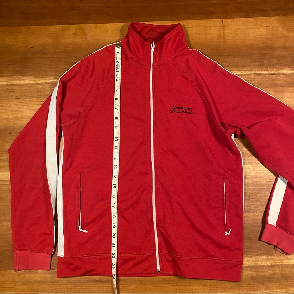 Canadian Grand Prix F1 Du Canada Vintage Red Track Jacket